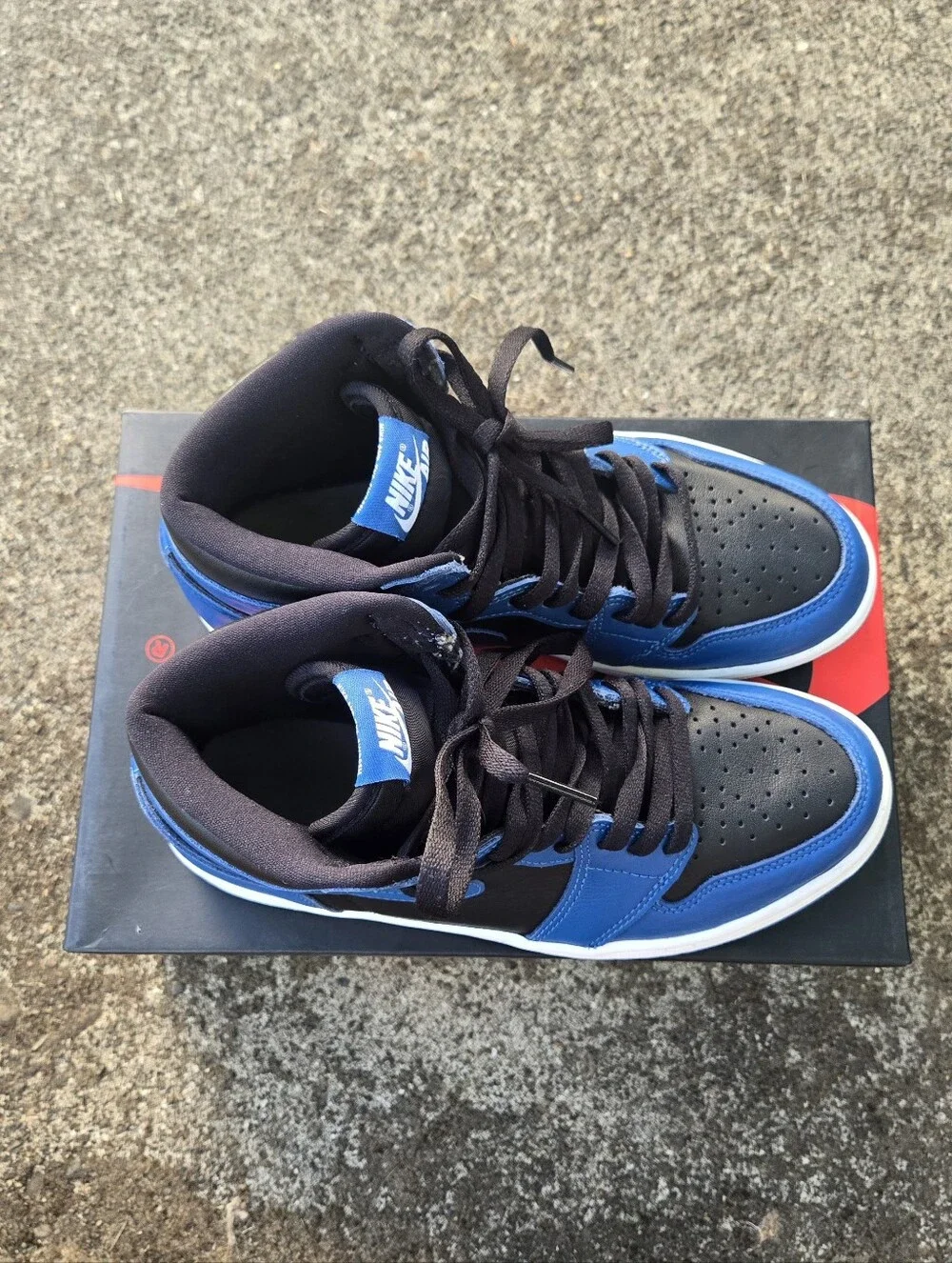 Nike Jordan 1 Retro High OG Dark Marina Blue | Original Box | Men 7.5 & Women 9